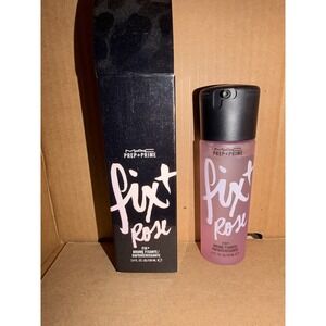 MAC Prep + Prime Fix+ Rose Setting Spray Face Mist makeup discontinued